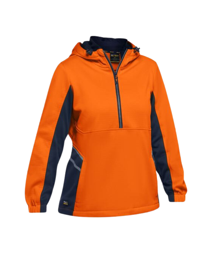 Women's Hi Vis Liquid Repellent Fleece Hoodie