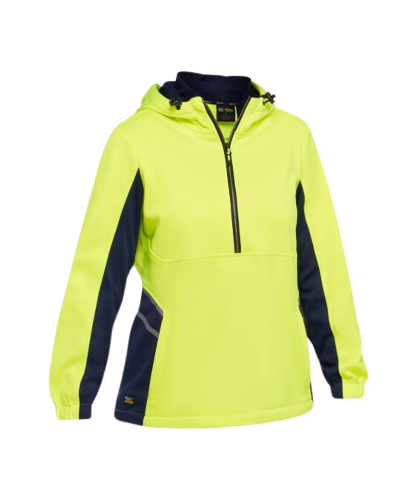 Women's Hi Vis Liquid Repellent Fleece Hoodie