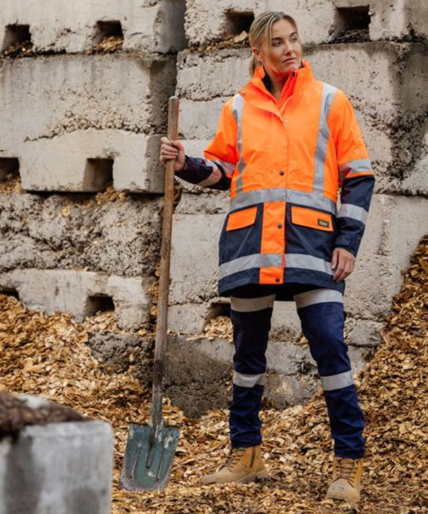 Women's Taped Hi VIs 5 in 1 Rain Jacket