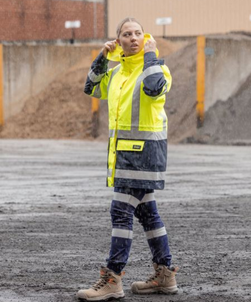 Women's Taped Hi VIs 5 in 1 Rain Jacket