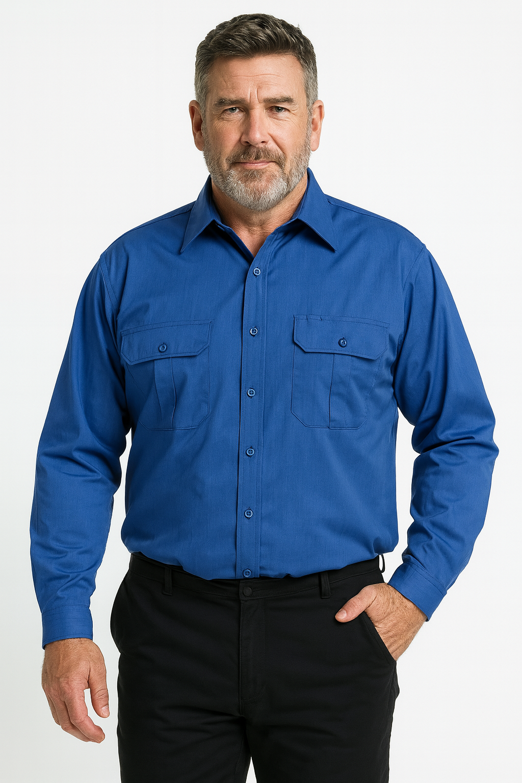 Men's Metro Twin Pocket L/S Shirt