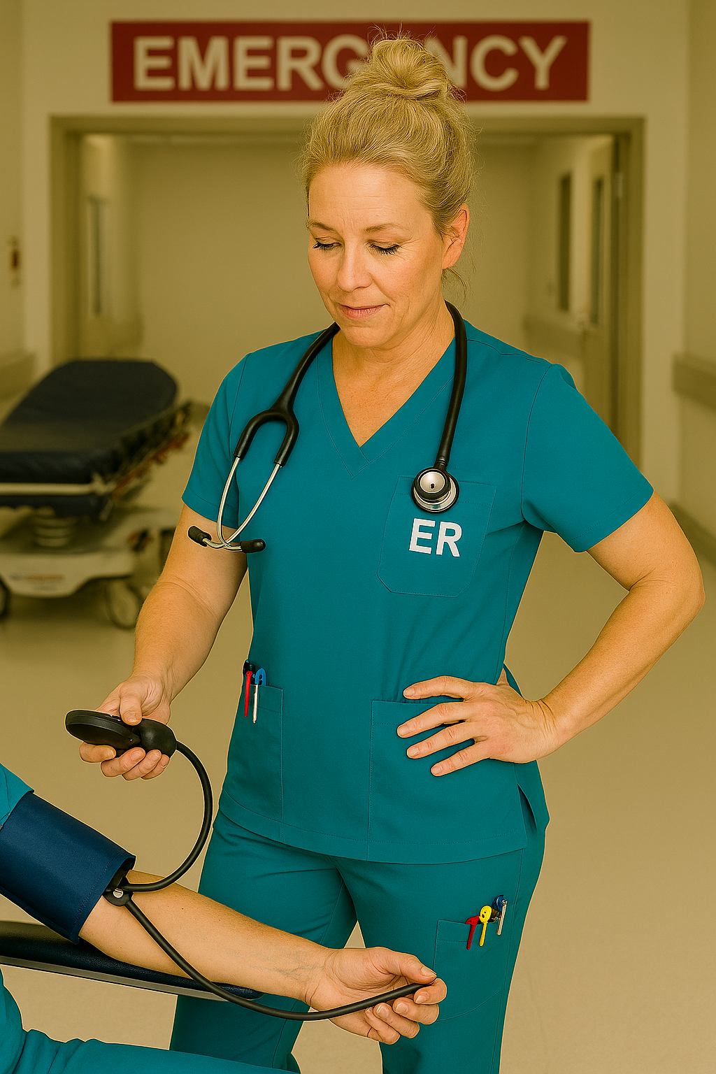 McKenna Ladies Scrub Pants - 59306-PRS-TEA