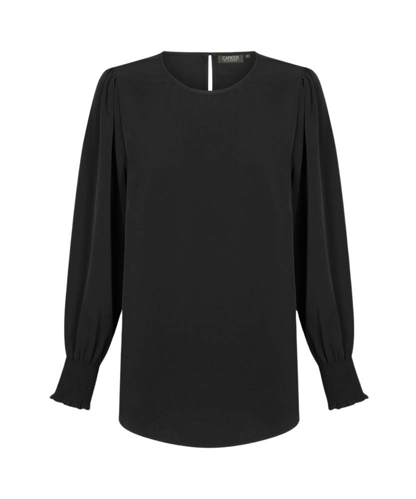 FREYA SHIRRED CUFF SOFT TOP
