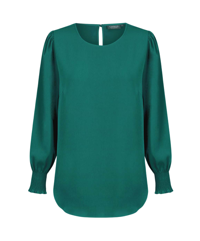 FREYA SHIRRED CUFF SOFT TOP