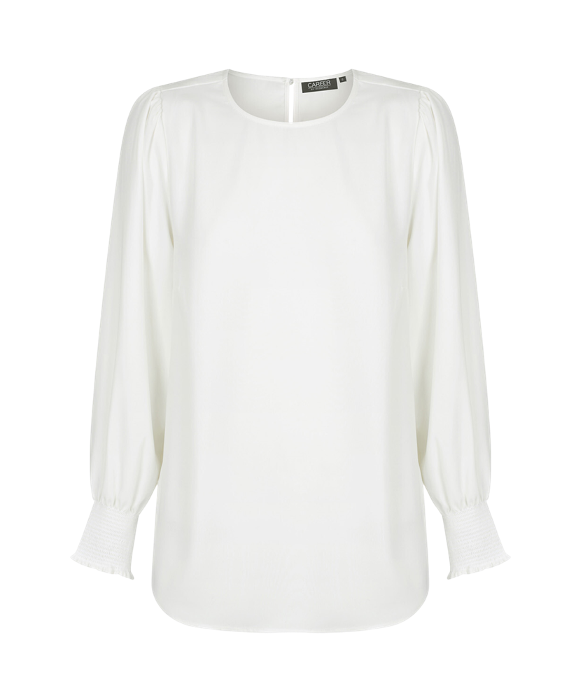 FREYA SHIRRED CUFF SOFT TOP