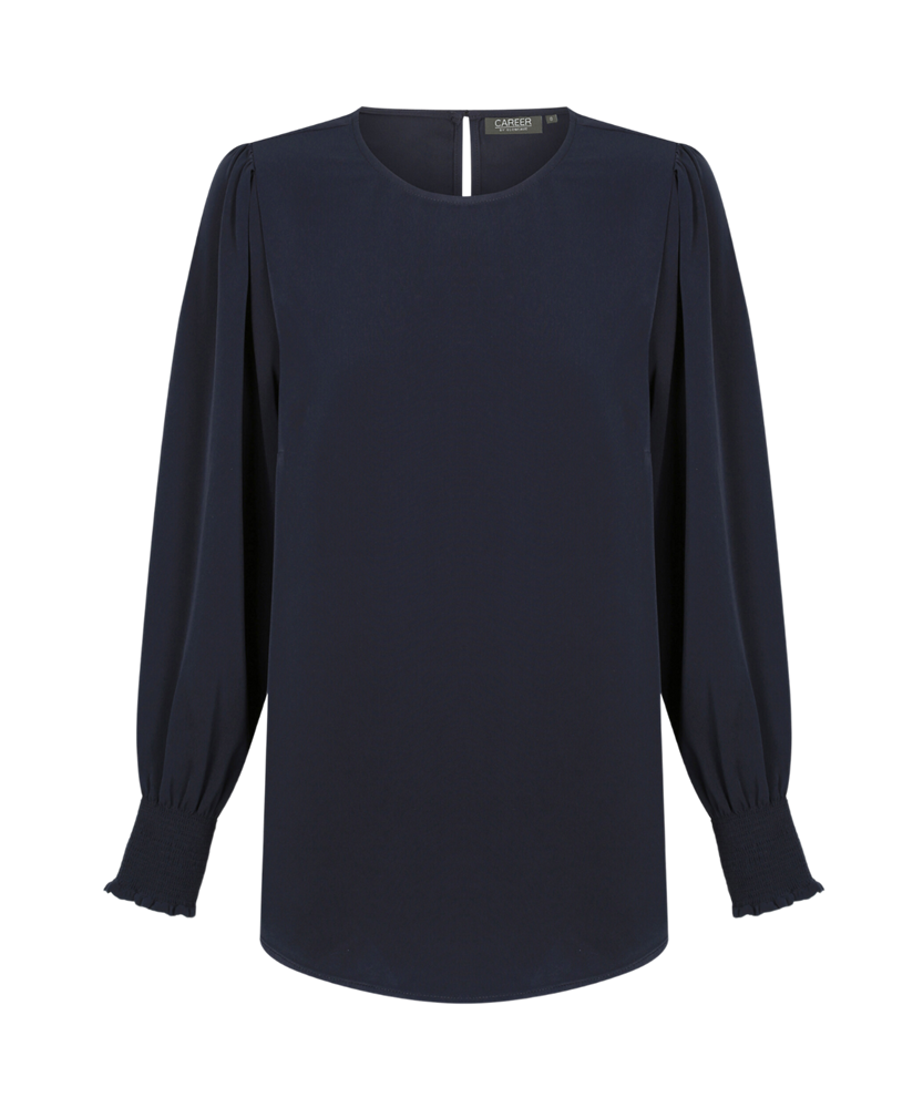 FREYA SHIRRED CUFF SOFT TOP
