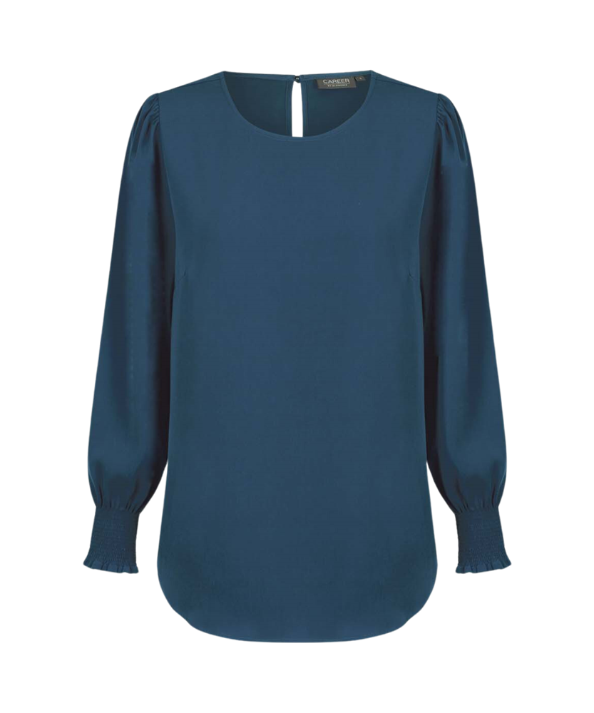 FREYA SHIRRED CUFF SOFT TOP