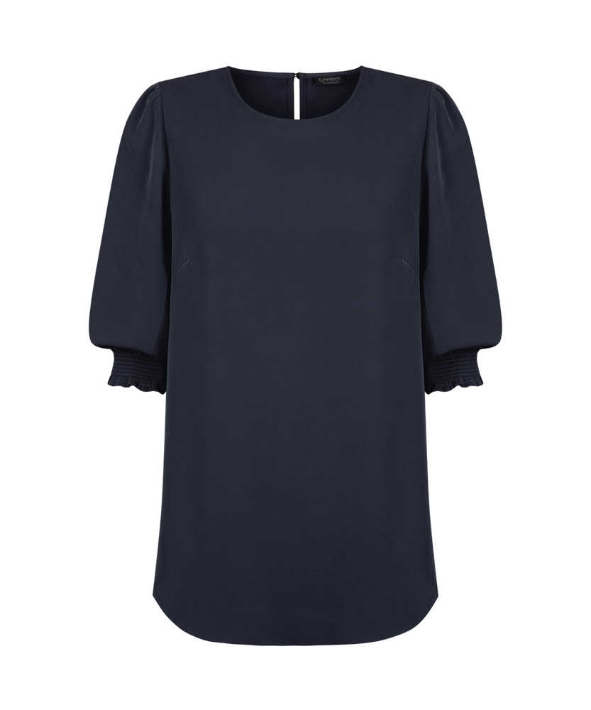 Lola Shirred Cuff Soft Top 3/4 Sleeve