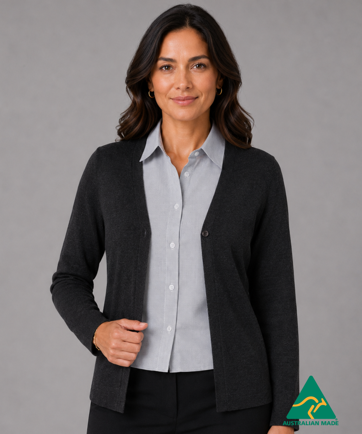 Women's Australian Made single button cardigan