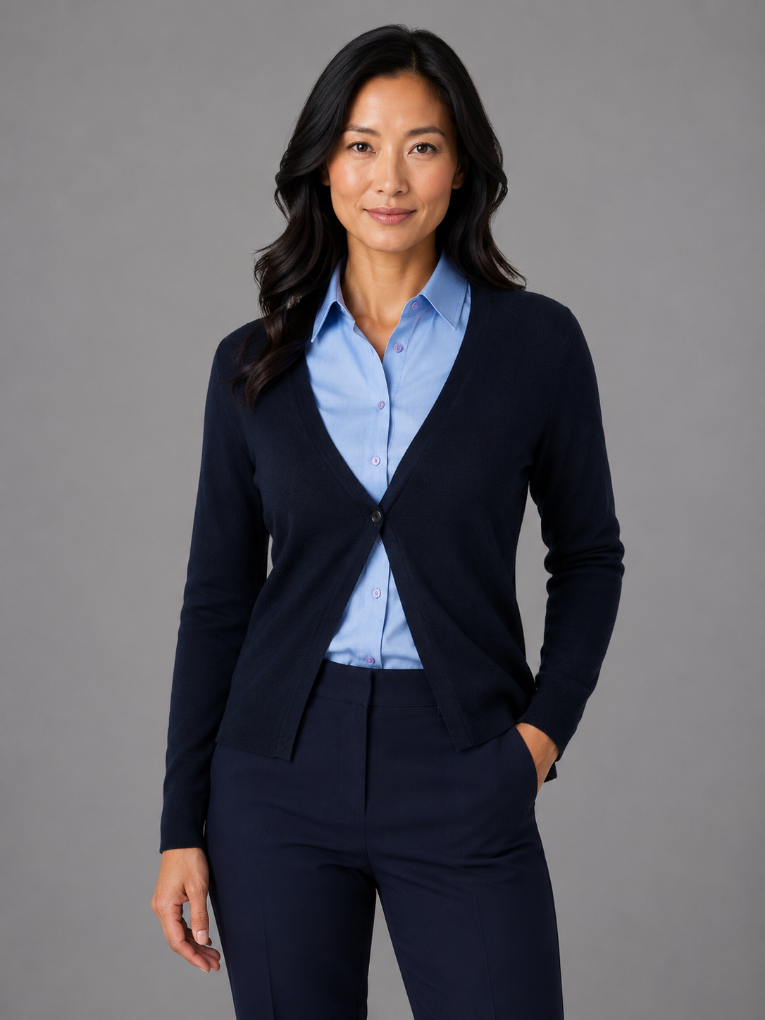 Women's Australian Made single button cardigan