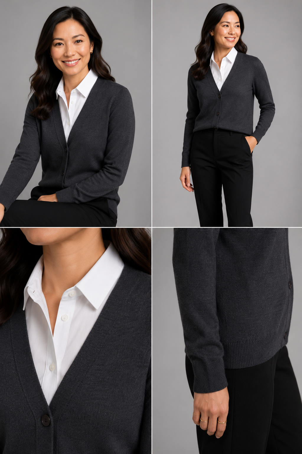 Women's Australian Made single button cardigan