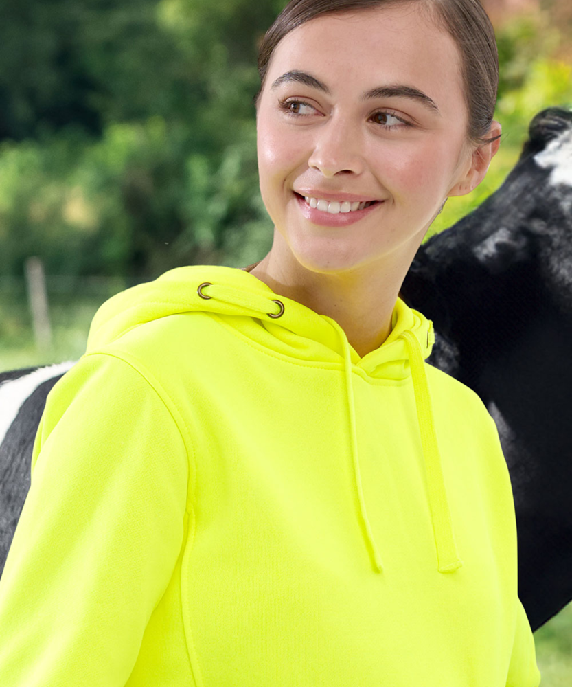 Hi Vis Two Tone Water Resistant Fleece Hoodie