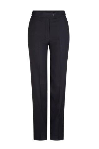 189-MF-BLK Flex waist straight leg pant