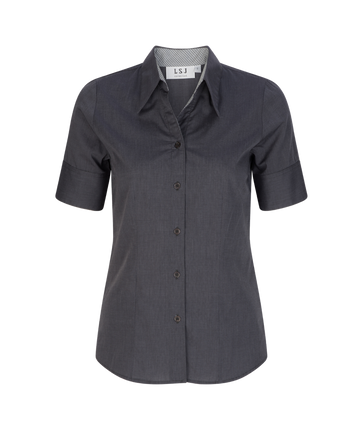 200-EE-CHA 1/2 sleeve semi fitted shirt