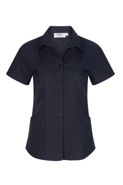 214-SF-NVY Short sleeve shirt with pockets