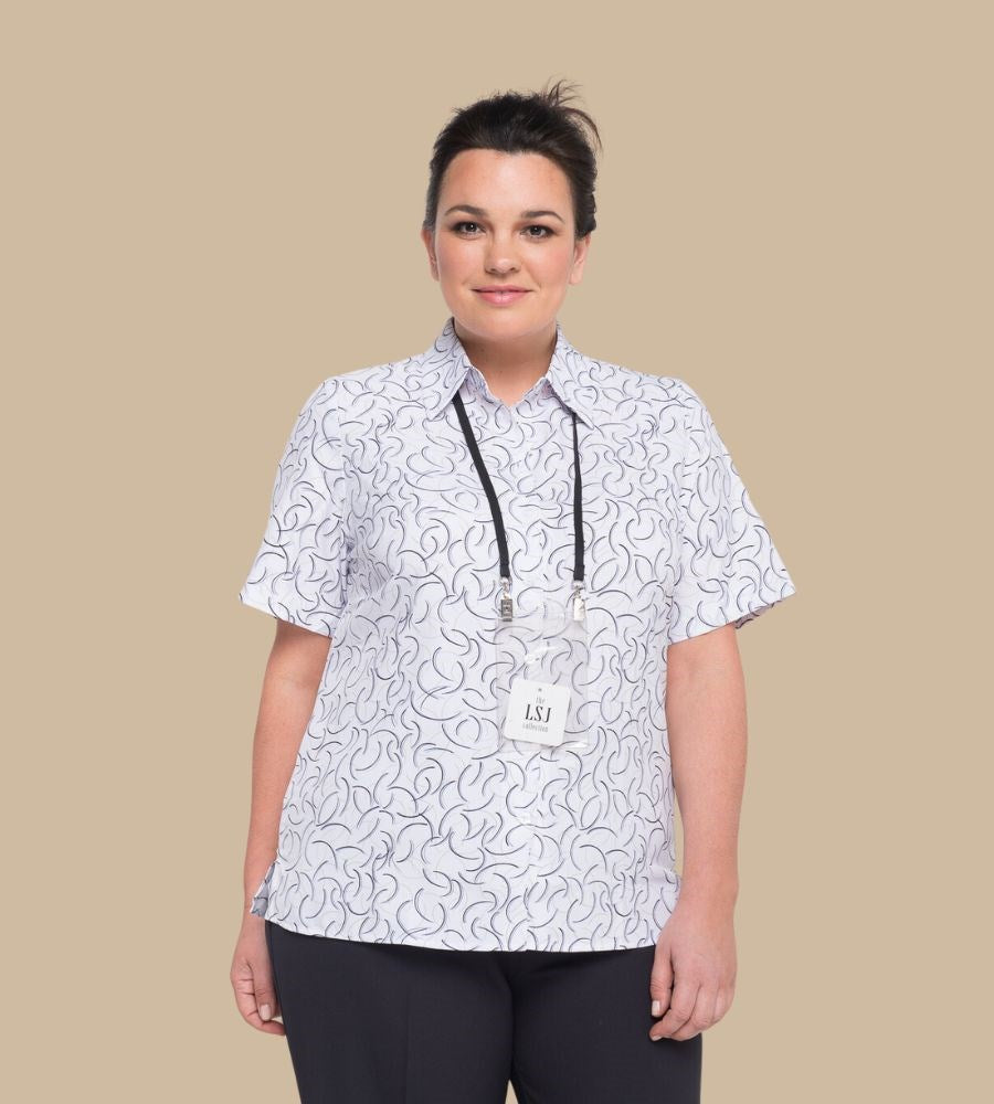 2162-BR-P50 S/S easy fit action pleat shirt