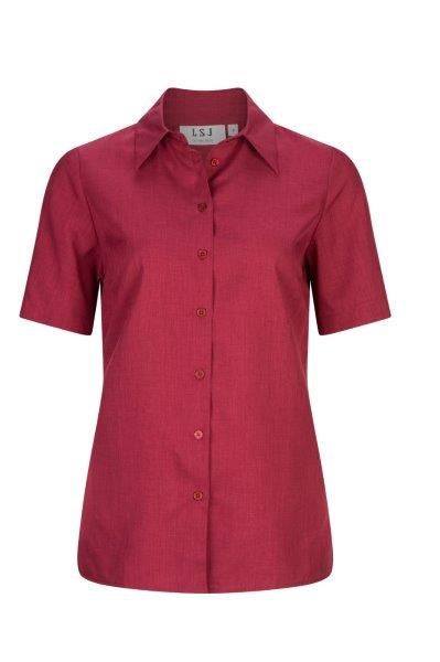 2162-PL-PEP Short Sleeve Easy fit action Pleat shirt