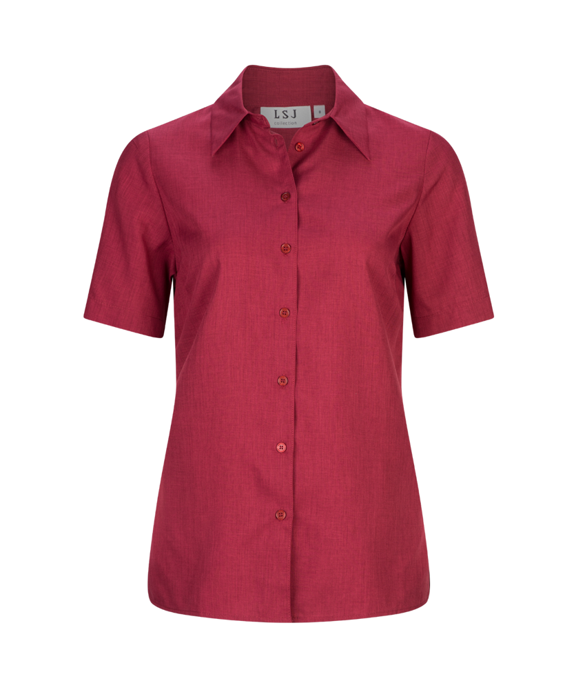 2162-PL-PEP Short Sleeve Easy fit action Pleat shirt