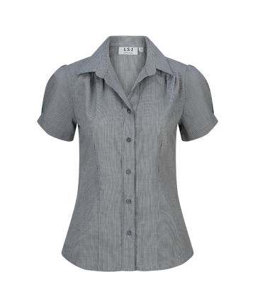 220-LO-CHA S/S pleat front shirt