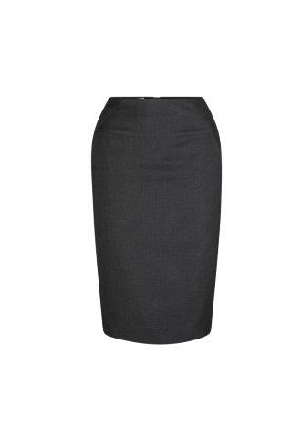 303-ME-CHA Mid length skirt with pockets