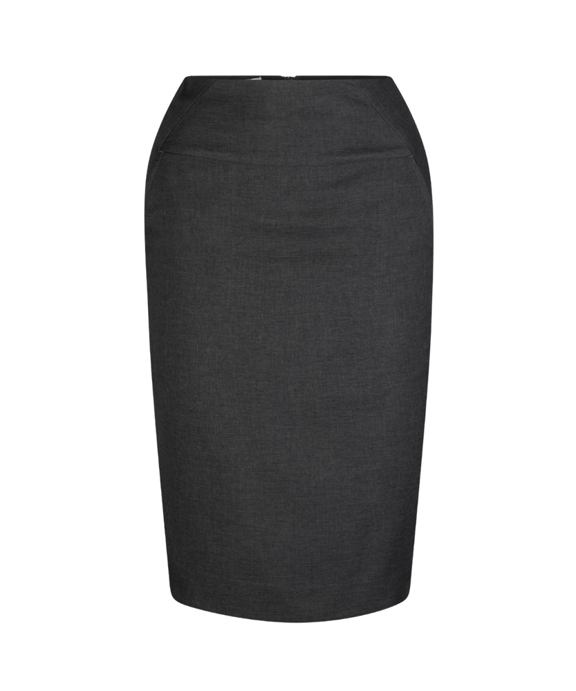 303-ME-CHA Mid length skirt with pockets