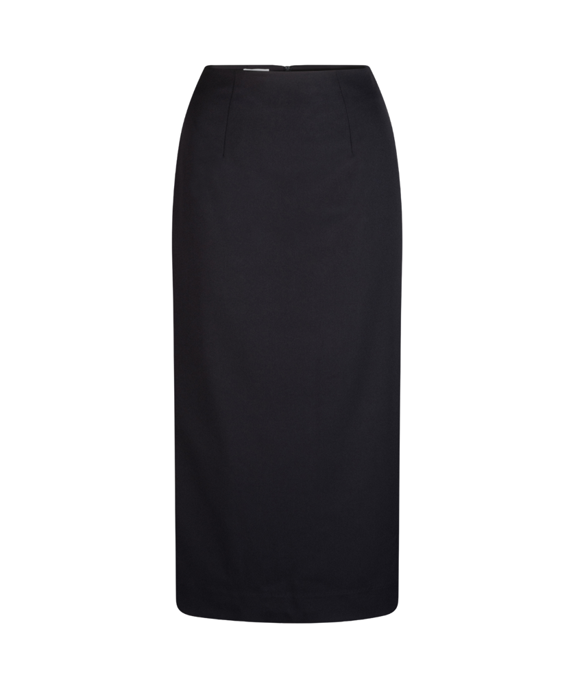 329-MF-NVY Ankle length skirt