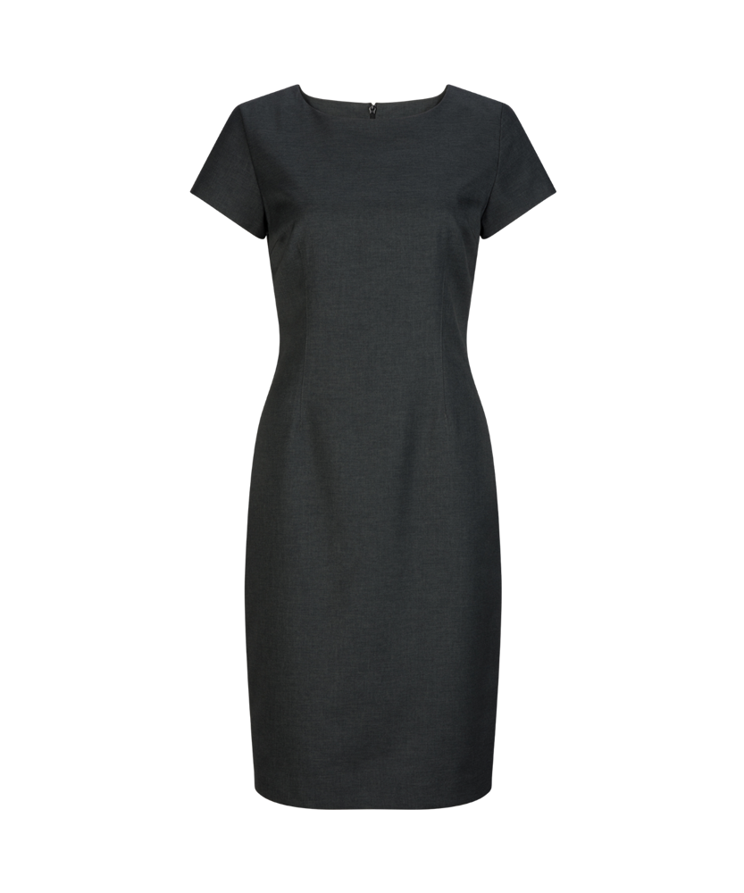 420-ME-CHA Cap sleeve semi fitted dress