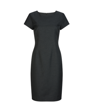 420-ME-CHA Cap sleeve semi fitted dress