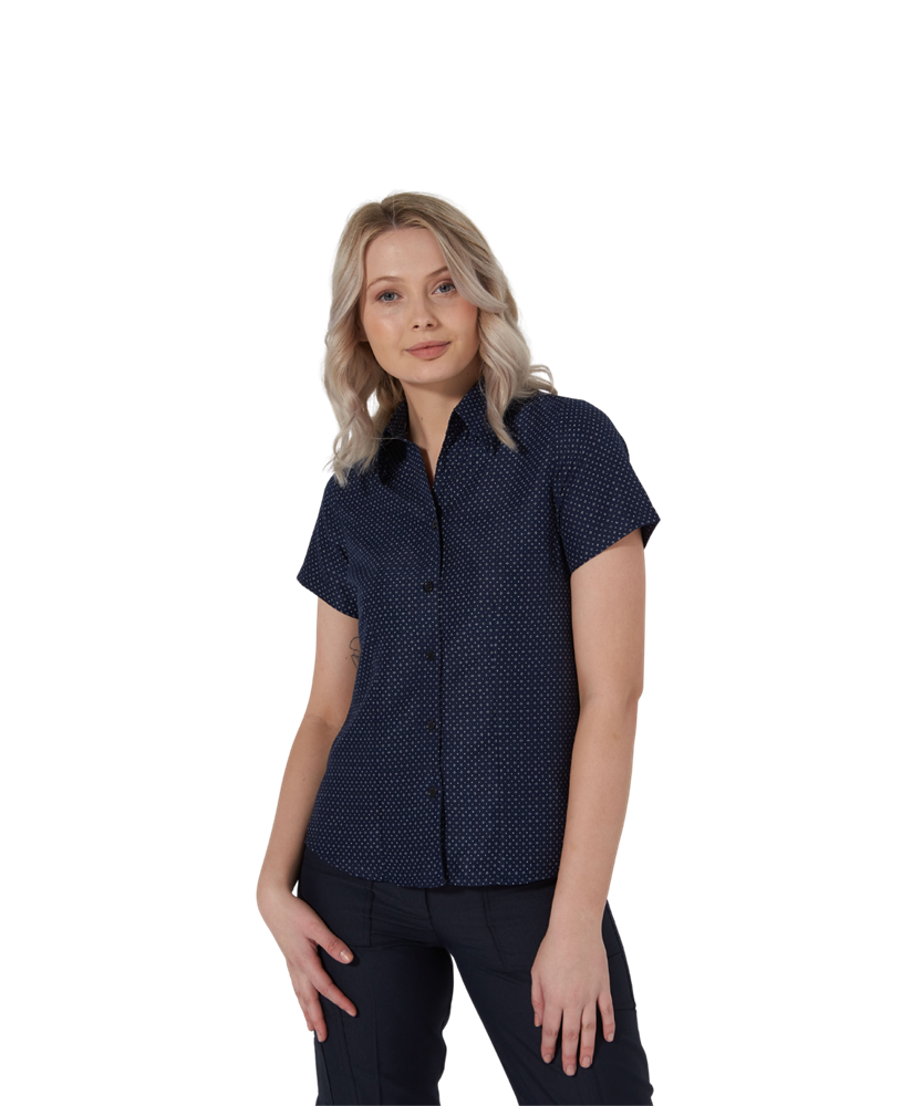 297S-FL-P81 S/sleeve ladies shirt