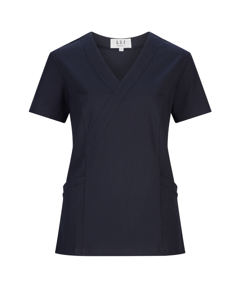 Ladies fitted stretch Scrub Top