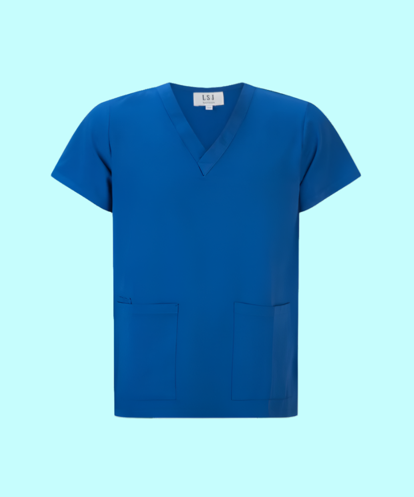 Unisex clinical stretch scrub top - 553-PS-OCE