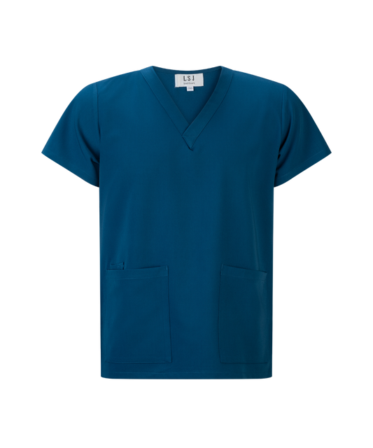 553-PS-PEA Unisex clinical stretch scrub top