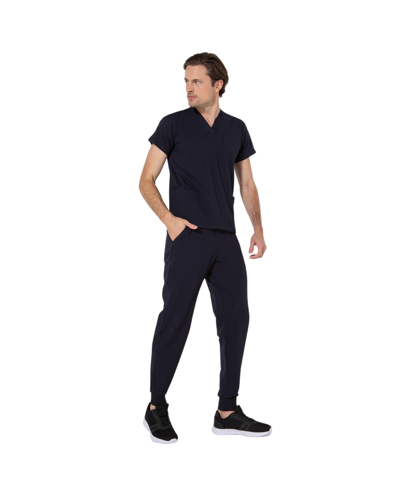 Unisex stretch jogger scrub pant