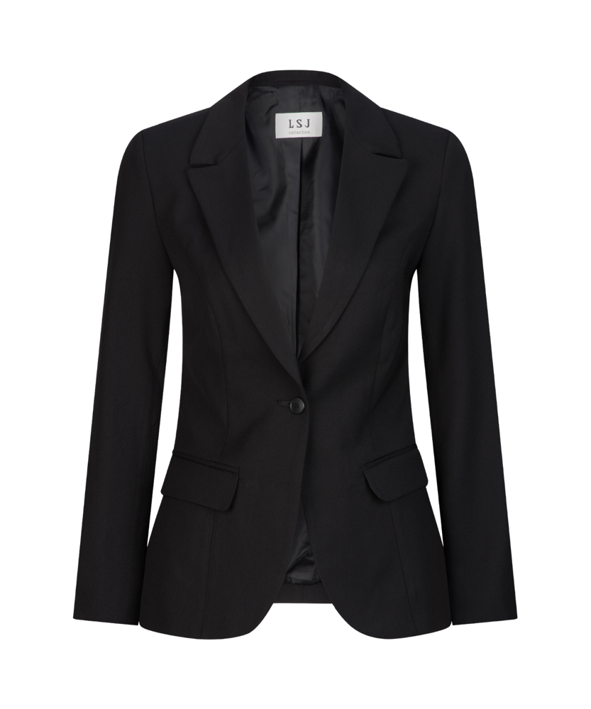651-ME-BLK Single button jacket