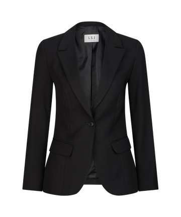 651-ME-BLK Single button jacket