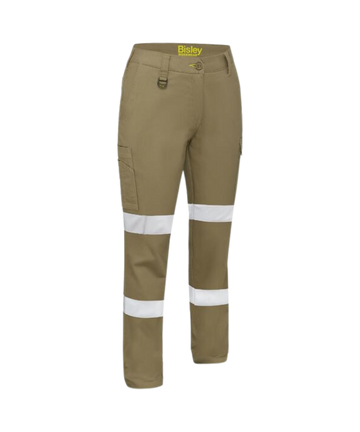 Woman's Taped Stretch Cotton Drill Cargo Pants