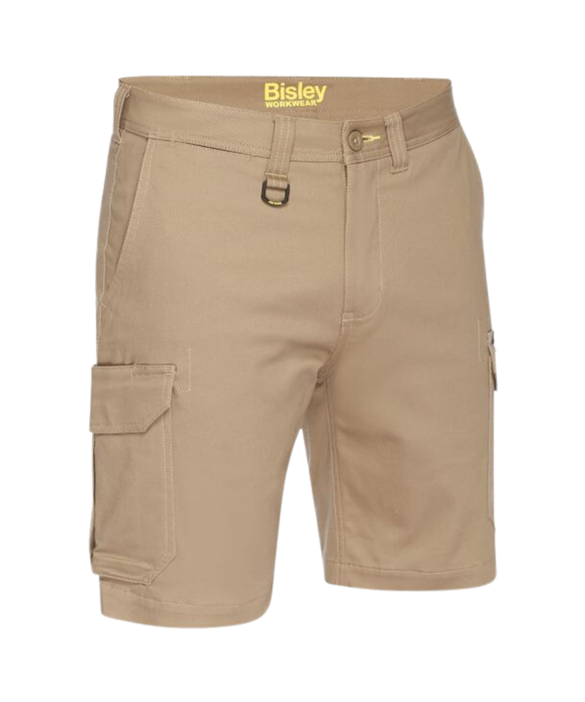 Stretch Cotton Drill Cargo Short