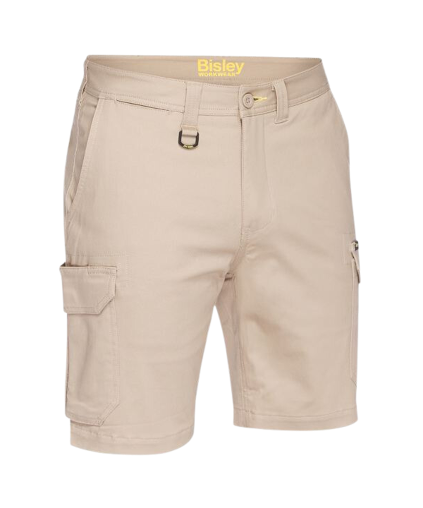 Stretch Cotton Drill Cargo Short