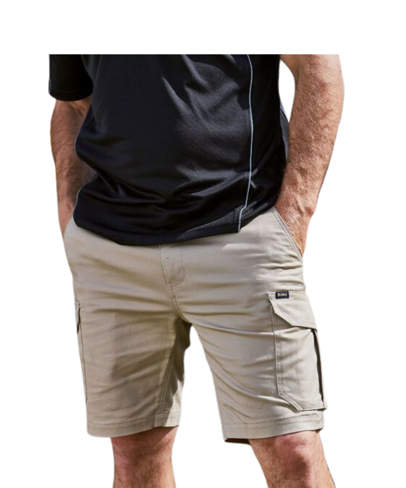 Stretch Cotton Drill Cargo Short