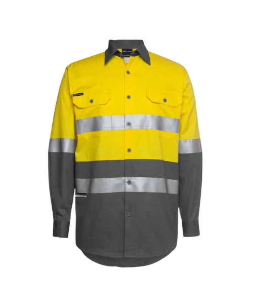 JB's HI VIS L/S (D+N) 150G  WORK SHIRT - TSCO PTY LTD - CD Uniforms Australia