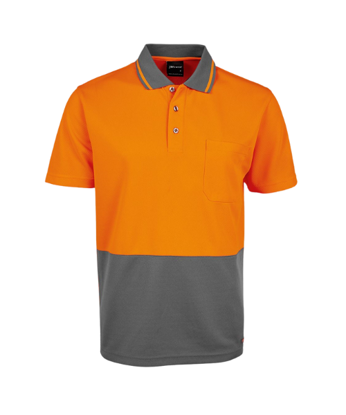 JB's HI VIS NON CUFF TRAD POLO
