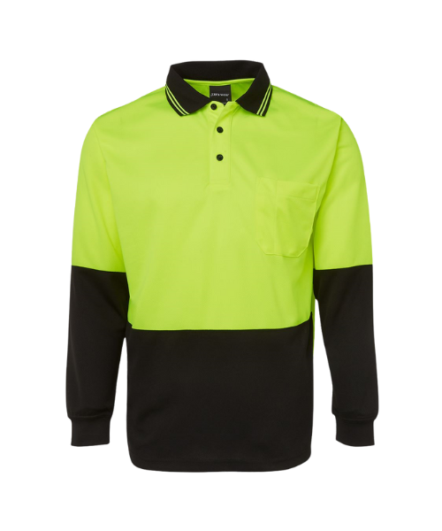 JB's HI VIS L/S TRAD POLO