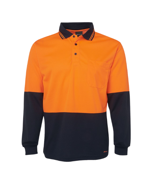 JB's HI VIS L/S TRAD POLO