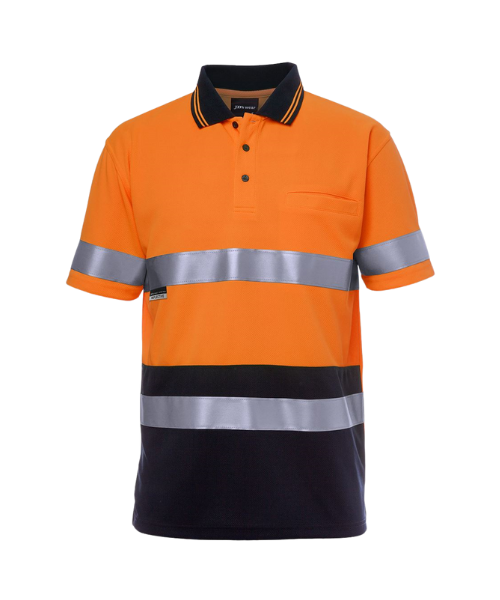 JB's HI VIS S/S (D+N) TRAD POLO