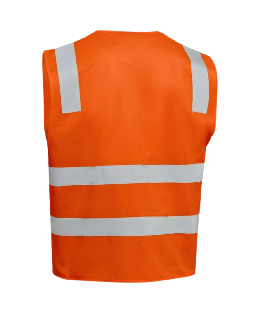 Taped Hi Vis Safety Zip Vest