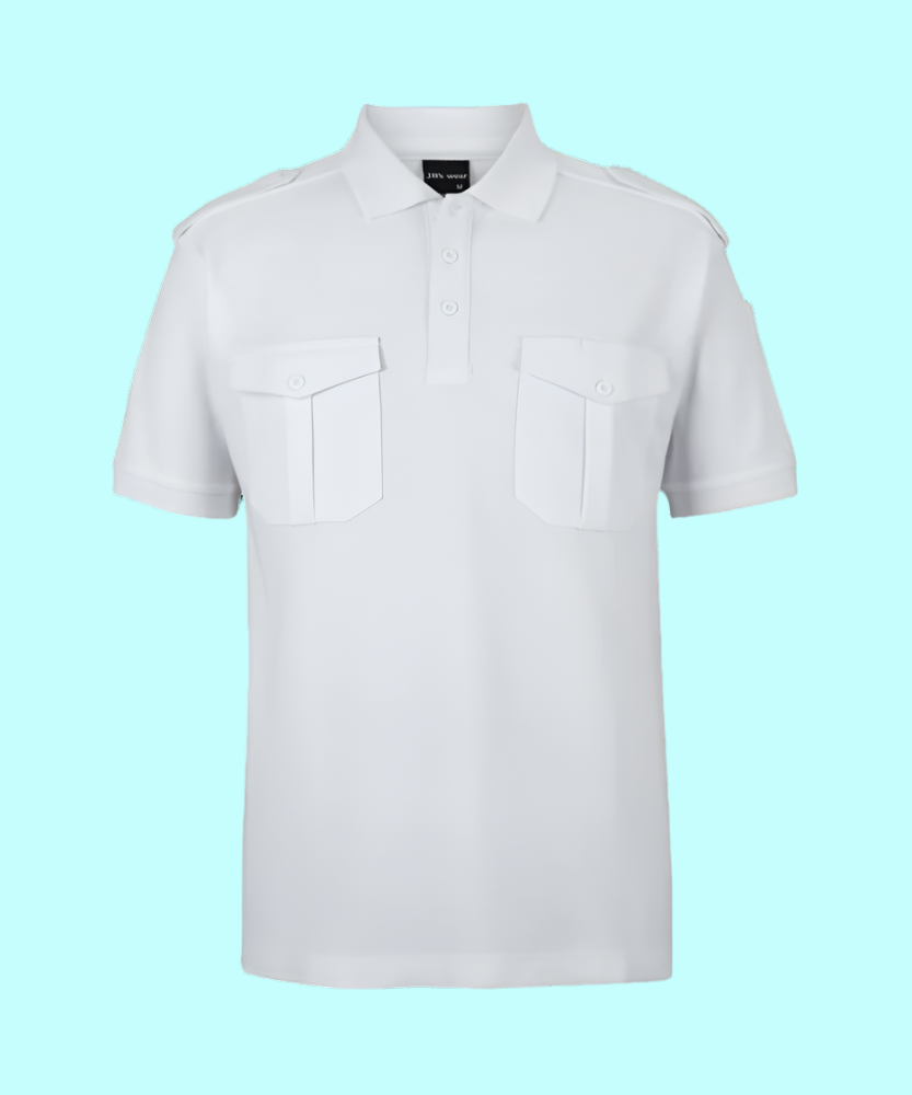 S/S Epaulette Polo